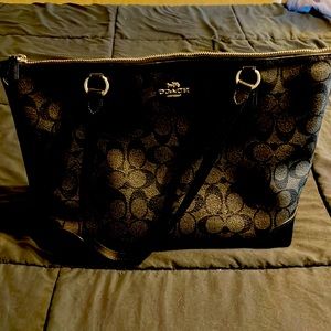 Black Coach shoulder bag